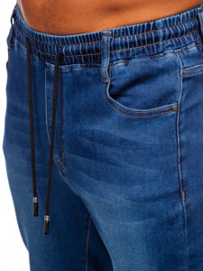 Uomo Pantaloni in jeans jogger Blu scuro Bolf 8152