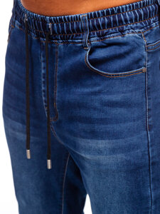 Uomo Pantaloni in jeans jogger Blu scuro Bolf 8163