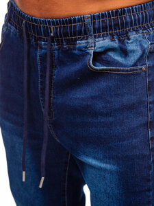 Uomo Pantaloni in jeans jogger Blu scuro Bolf 8168