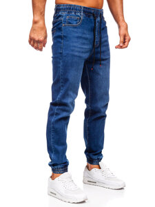 Uomo Pantaloni in jeans jogger Blu scuro Bolf 8169