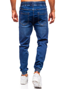 Uomo Pantaloni in jeans jogger Blu scuro Bolf 8169