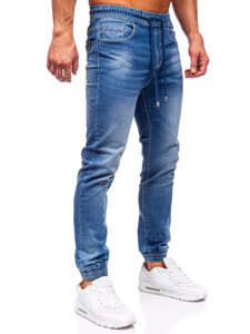 Uomo Pantaloni in jeans jogger Blu scuro Bolf MP0275BC