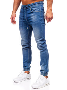 Uomo Pantaloni in jeans jogger Blu scuro Bolf MP0275BC