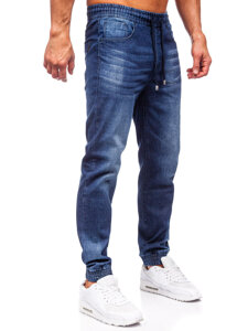 Uomo Pantaloni in jeans jogger Blu scuro Bolf MP0275BS