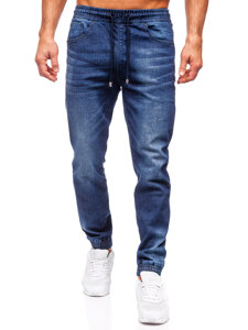 Uomo Pantaloni in jeans jogger Blu scuro Bolf MP0275BS