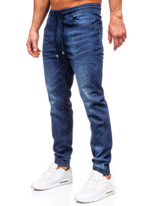 Uomo Pantaloni in jeans jogger Blu scuro Bolf MP0275BS