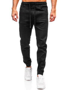 Uomo Pantaloni in jeans jogger Nero Bolf 8162