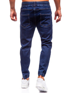 Uomo Pantaloni in jeans jogger blu scuro Bolf 8136