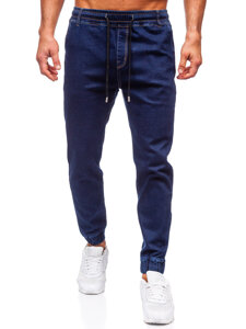 Uomo Pantaloni in jeans jogger blu scuro Bolf 8136