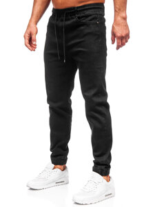 Uomo Pantaloni in jeans jogger nero Bolf 8103