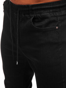 Uomo Pantaloni in jeans jogger nero Bolf 8103