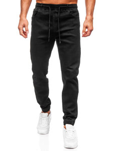 Uomo Pantaloni in jeans jogger nero Bolf 8103