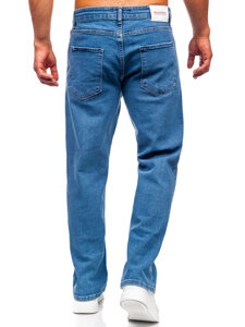 Uomo Pantaloni in jeans regular fit Blu scuro Bolf 5444