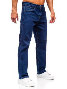 Uomo Pantaloni in jeans regular fit Blu scuro Bolf 5451