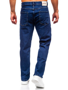 Uomo Pantaloni in jeans regular fit Blu scuro Bolf 5451