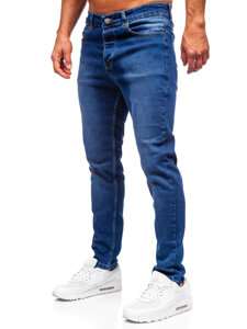 Uomo Pantaloni in jeans regular fit Blu scuro Bolf 6710