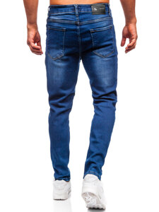 Uomo Pantaloni in jeans regular fit Blu scuro Bolf 6710