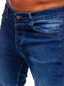 Uomo Pantaloni in jeans regular fit Blu scuro Bolf 6710