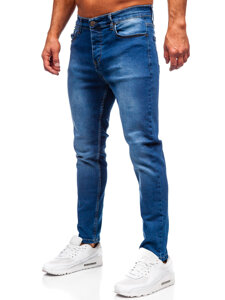 Uomo Pantaloni in jeans regular fit Blu scuro Bolf 6743