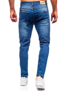 Uomo Pantaloni in jeans regular fit Blu scuro Bolf 6743