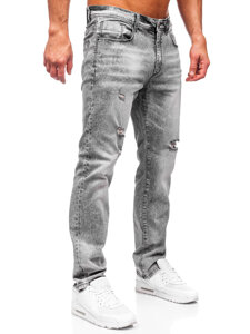 Uomo Pantaloni in jeans regular fit Grigio Bolf MP0154G