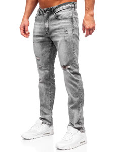 Uomo Pantaloni in jeans regular fit Grigio Bolf MP0154G