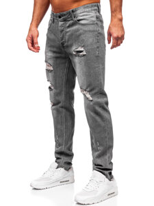 Uomo Pantaloni in jeans regular fit Grigio Bolf MP0237G