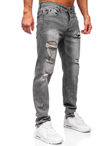 Uomo Pantaloni in jeans regular fit Grigio Bolf MP0237G