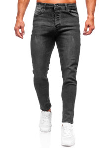 Uomo Pantaloni in jeans regular fit Nero Bolf 6062