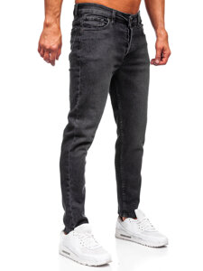 Uomo Pantaloni in jeans regular fit Nero Bolf 6644