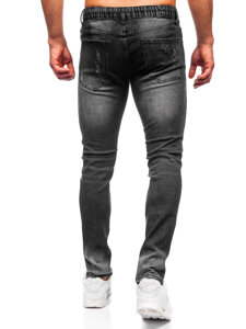 Uomo Pantaloni in jeans regular fit Nero Bolf MP0063-1N