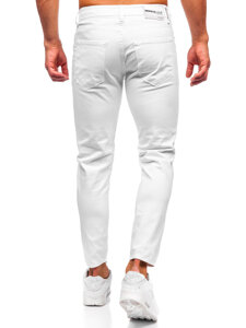 Uomo Pantaloni in jeans slim fit Bianco Bolf 5872