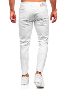 Uomo Pantaloni in jeans slim fit Bianco Bolf 5873