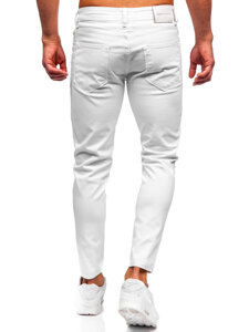 Uomo Pantaloni in jeans slim fit Bianco Bolf 5877