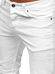 Uomo Pantaloni in jeans slim fit Bianco Bolf 5888