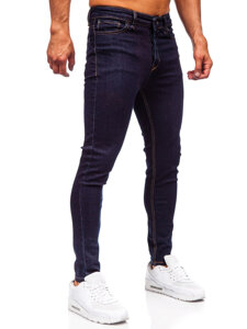 Uomo Pantaloni in jeans slim fit Blu scuro Bolf 5313