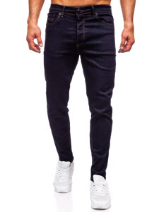 Uomo Pantaloni in jeans slim fit Blu scuro Bolf 5367