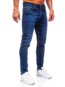 Uomo Pantaloni in jeans slim fit Blu scuro Bolf 6290