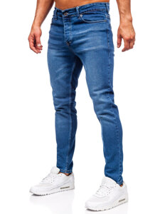 Uomo Pantaloni in jeans slim fit Blu scuro Bolf 6430