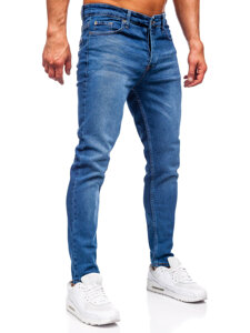 Uomo Pantaloni in jeans slim fit Blu scuro Bolf 6430