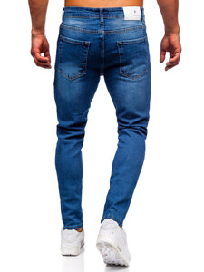 Uomo Pantaloni in jeans slim fit Blu scuro Bolf 6430