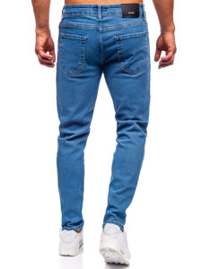 Uomo Pantaloni in jeans slim fit Blu scuro Bolf 6455