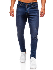 Uomo Pantaloni in jeans slim fit Blu scuro Bolf 6479