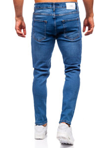 Uomo Pantaloni in jeans slim fit Blu scuro Bolf 6486