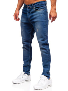 Uomo Pantaloni in jeans slim fit Blu scuro Bolf 6518