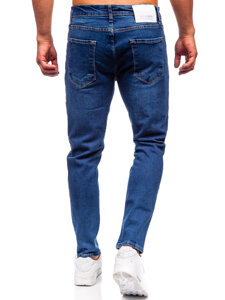 Uomo Pantaloni in jeans slim fit Blu scuro Bolf 6536