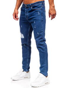 Uomo Pantaloni in jeans slim fit Blu scuro Bolf 6553