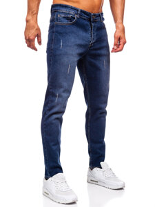 Uomo Pantaloni in jeans slim fit Blu scuro Bolf 6558-2