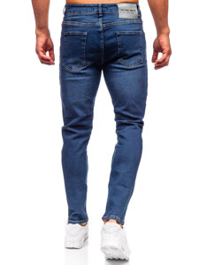 Uomo Pantaloni in jeans slim fit Blu scuro Bolf 6566-1