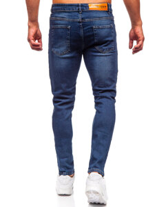 Uomo Pantaloni in jeans slim fit Blu scuro Bolf 6569